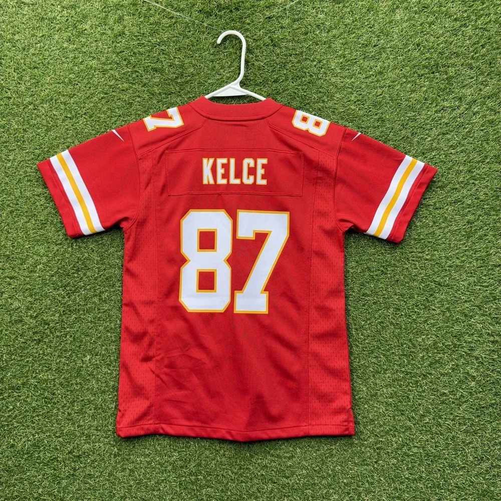 Nike Kansas City Chiefs Jersey Youth Boys Medium Travis Kelce NFL On Field #87